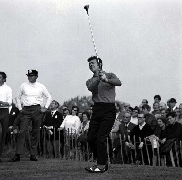 Great Britain's Tony Jacklin in action at the 1969 Ryder Cup
